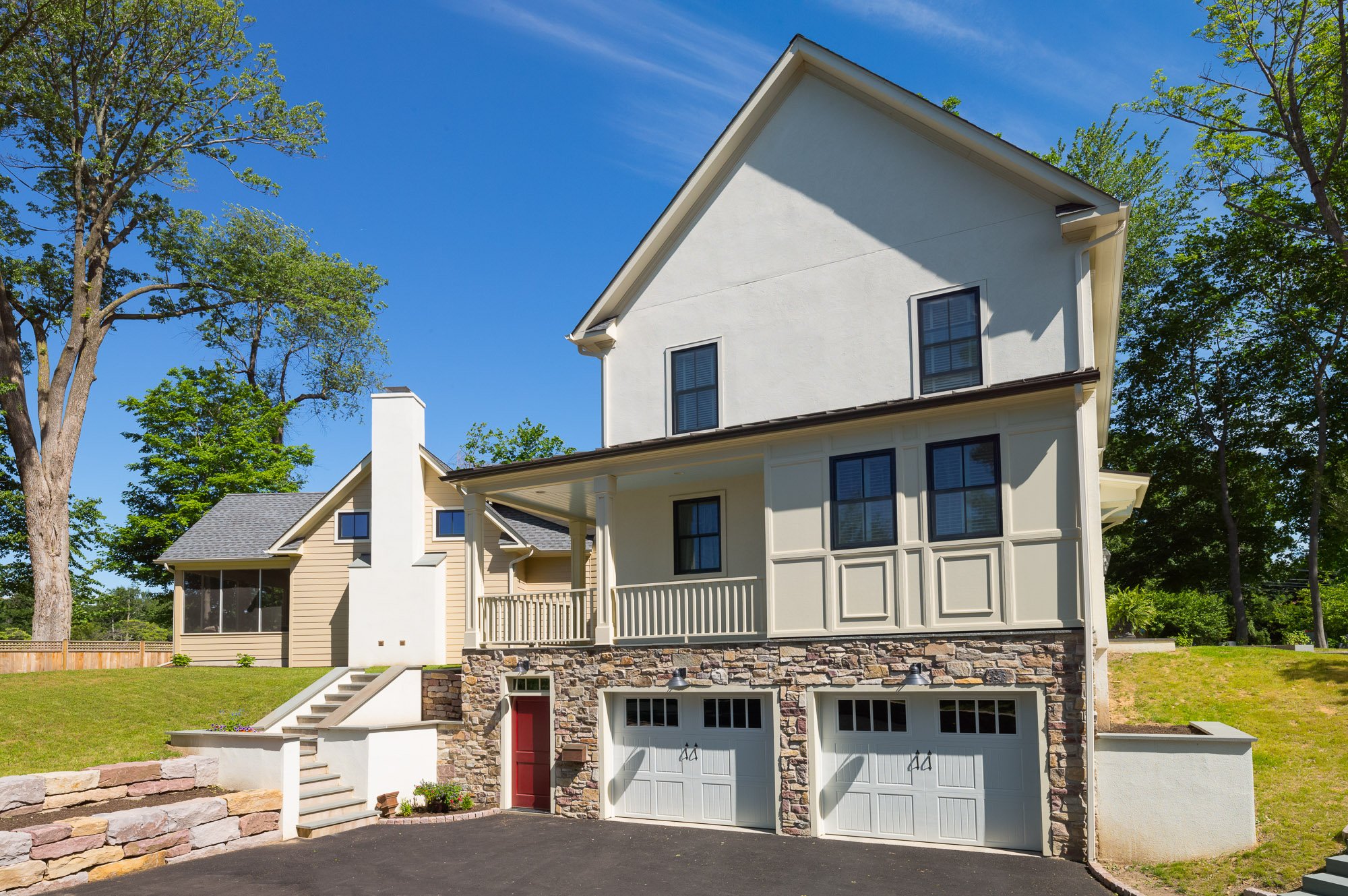 Borough Colonial driveway