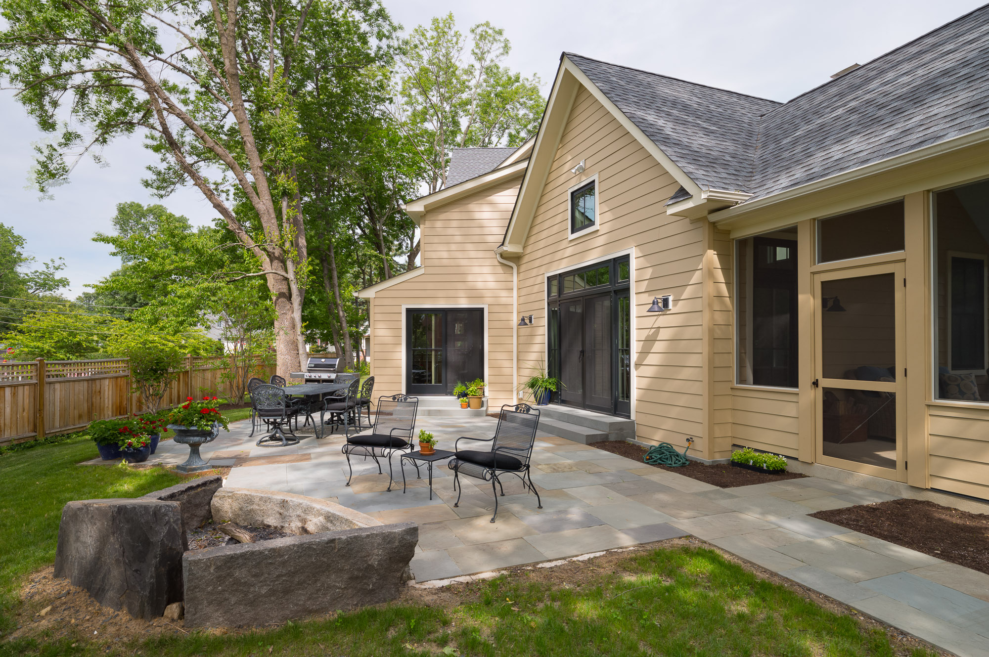 Borough Colonial back patio